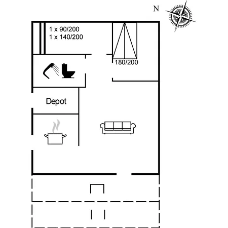 Davida - 400m From The Sea By Interhome Сasa de vacaciones